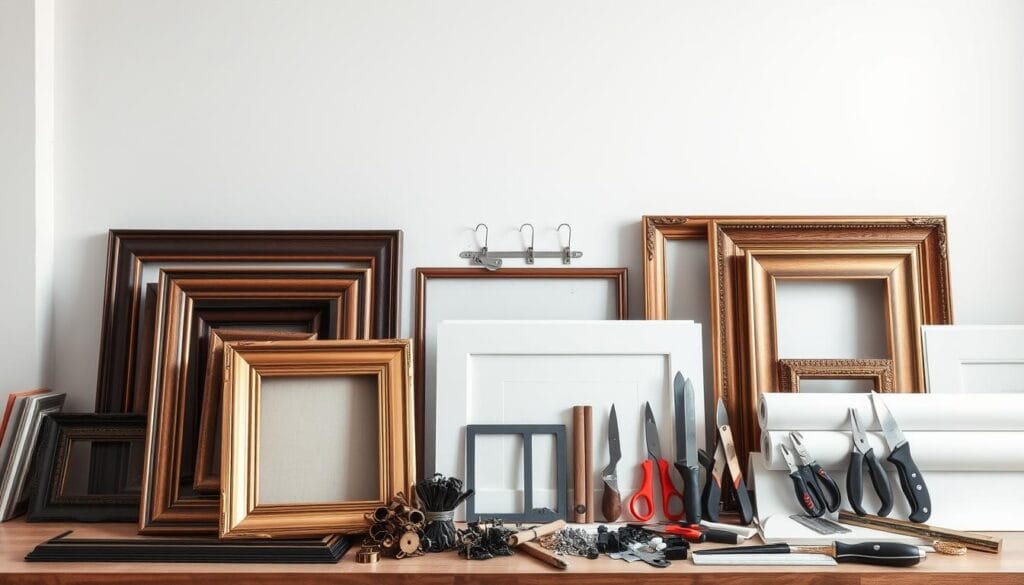 framing materials How to Frame a Canvas Print