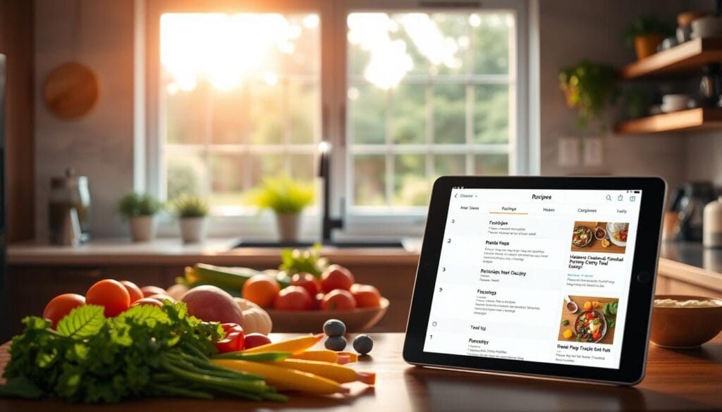 Meal planning with automated recipe organizer Digital Recipe Book