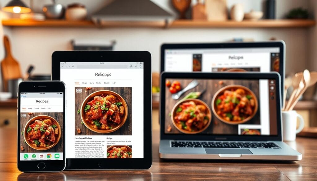 Syncing recipes across devices Digital Recipe Book