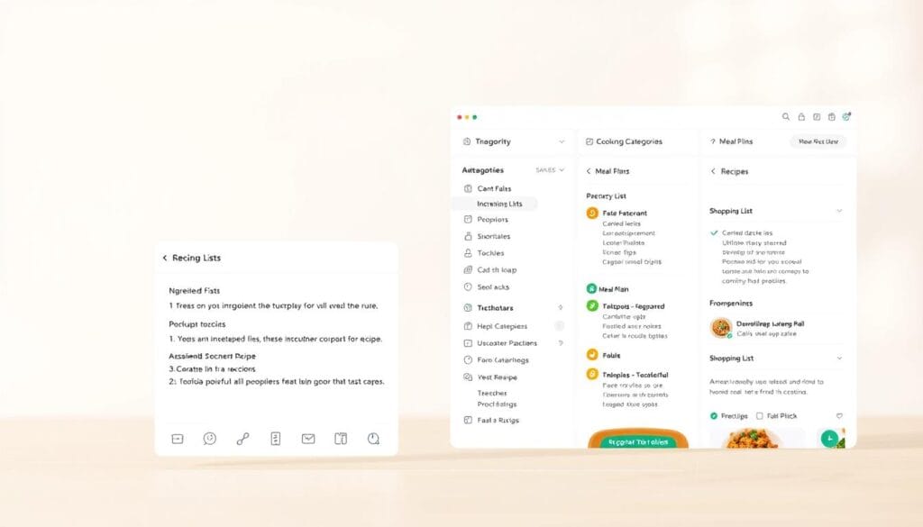 digital recipe organizer features Monthly Recipe Planner