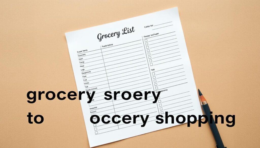 grocery list template grocery list template