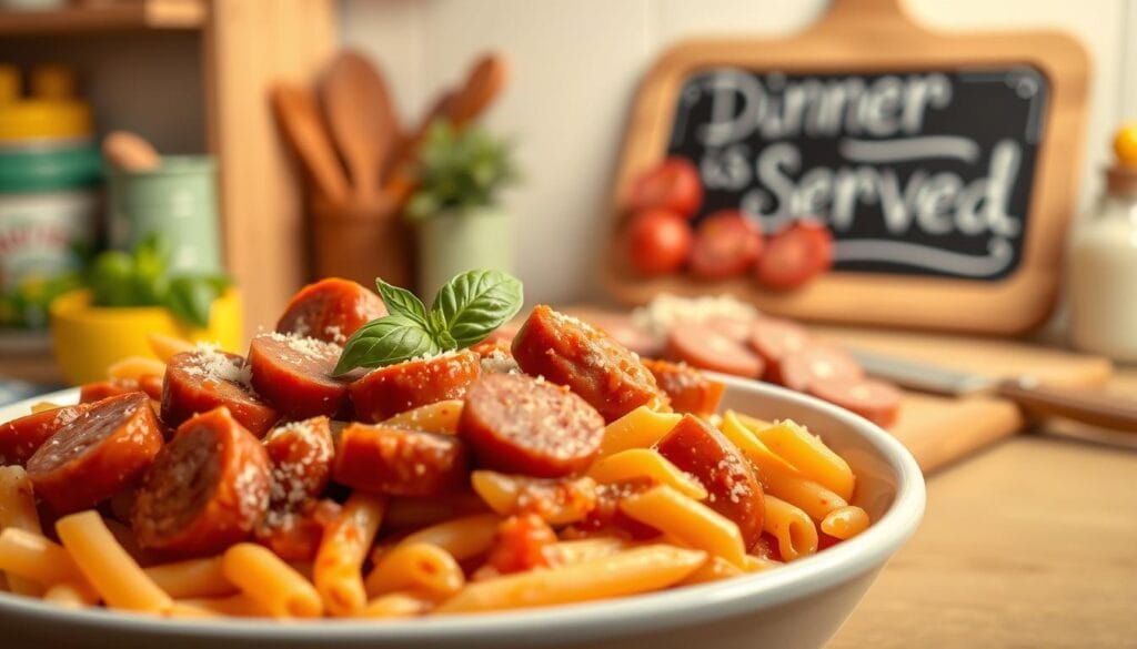 kid-friendly smoked sausage pasta kid-friendly smoked sausage pasta