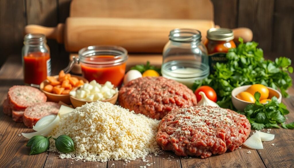 Classic Italian meatloaf recipe ingredients