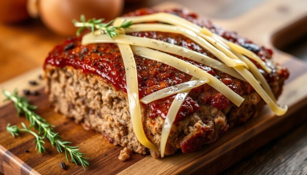 Savory french onion meatloaf with spices