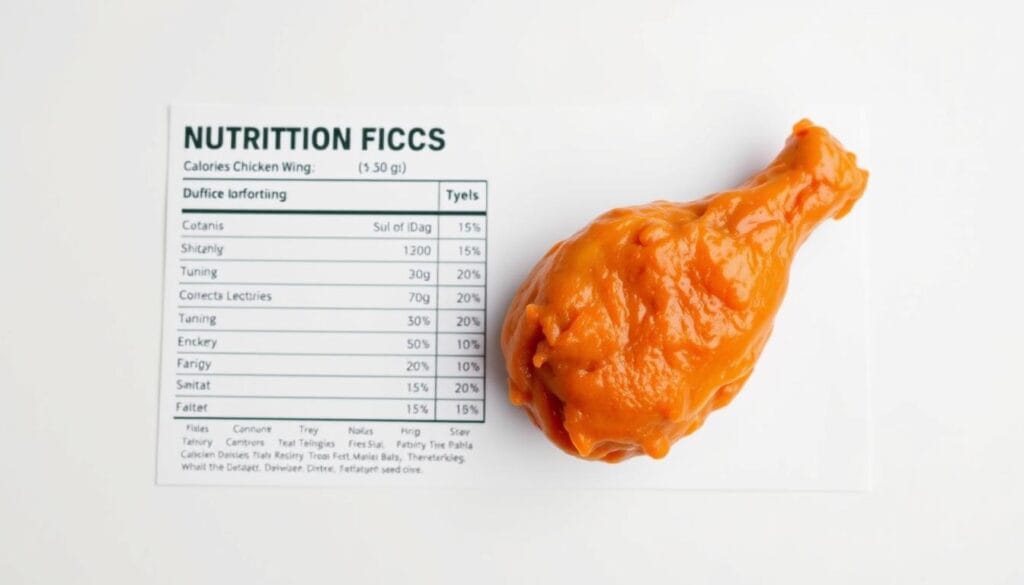 buffalo chicken wing nutritional information