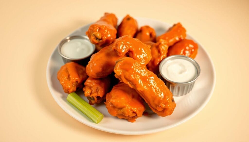 buffalo wing calorie content portion control