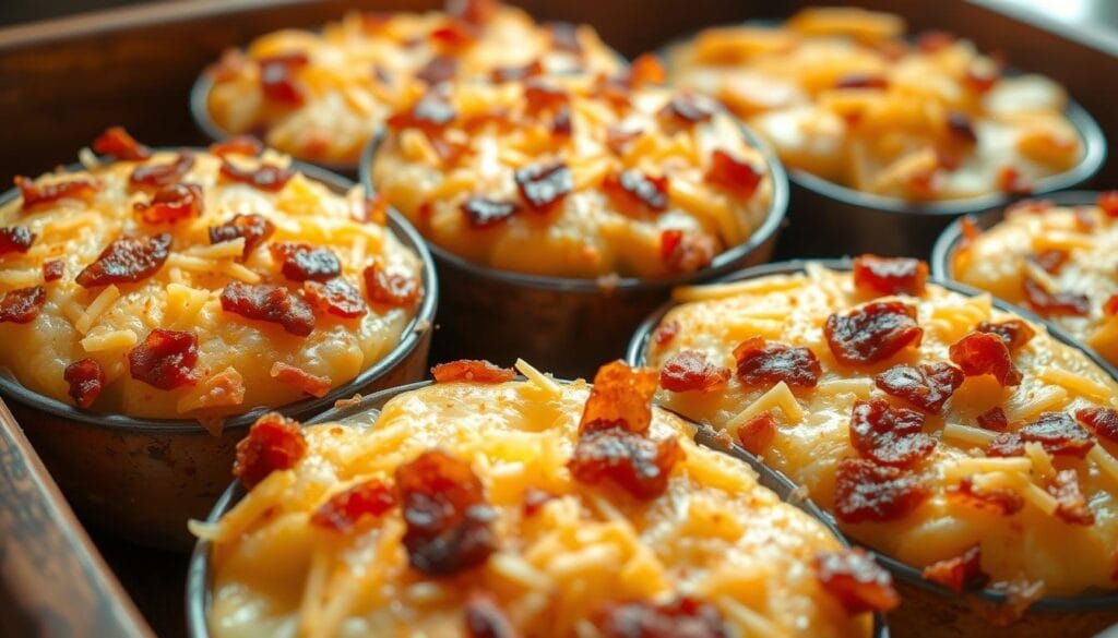 cheesy bacon and potato gratin variations