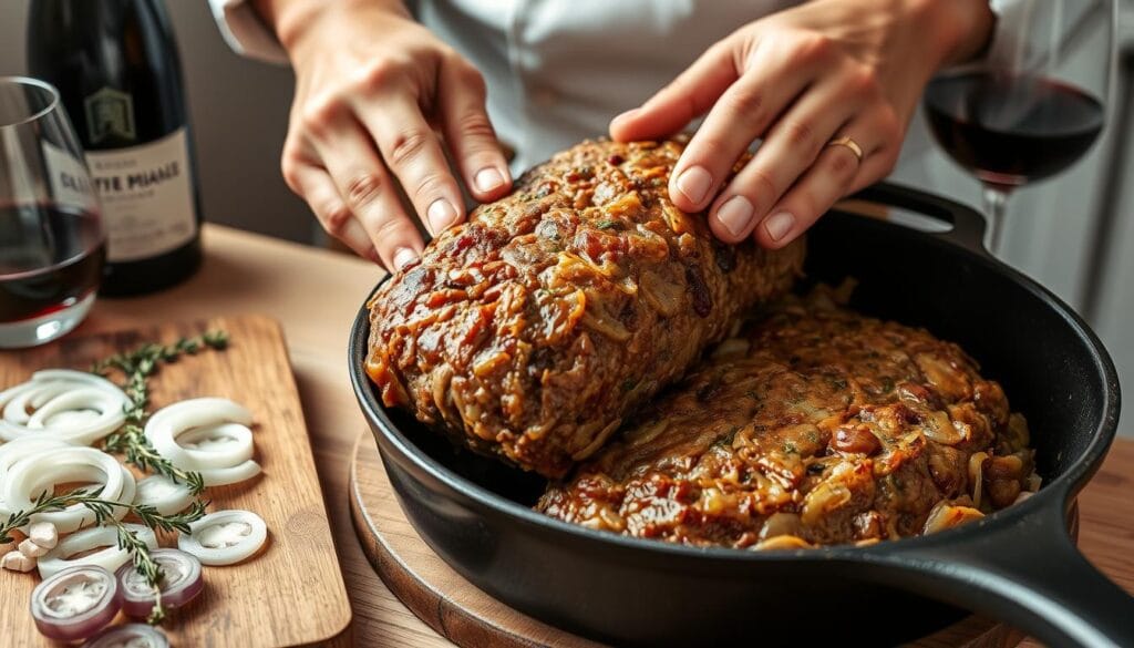 classic french onion meatloaf cooking techniques