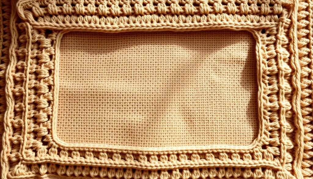 crochet blanket border