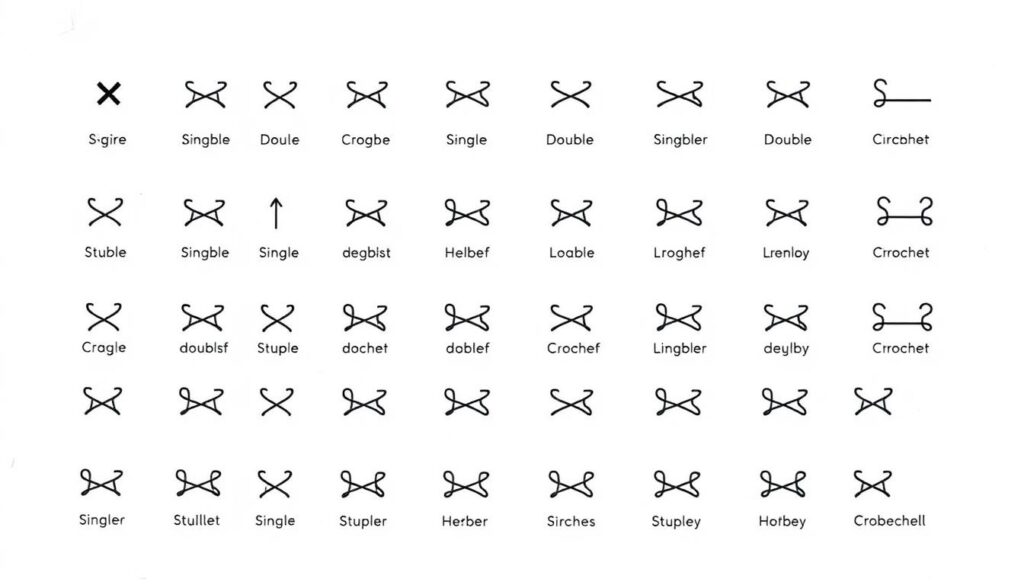 crochet pattern symbols