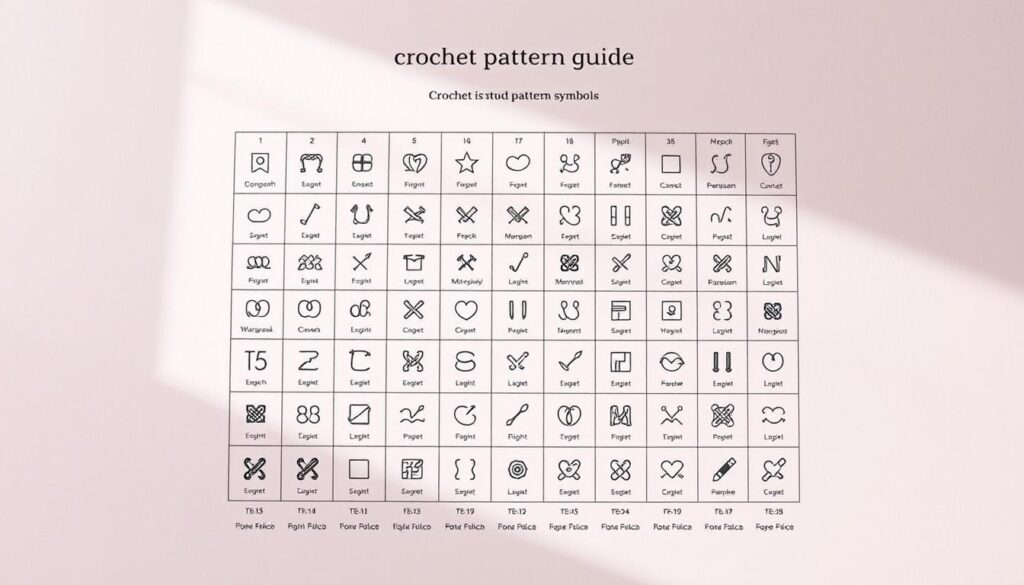 crochet pattern symbols guide