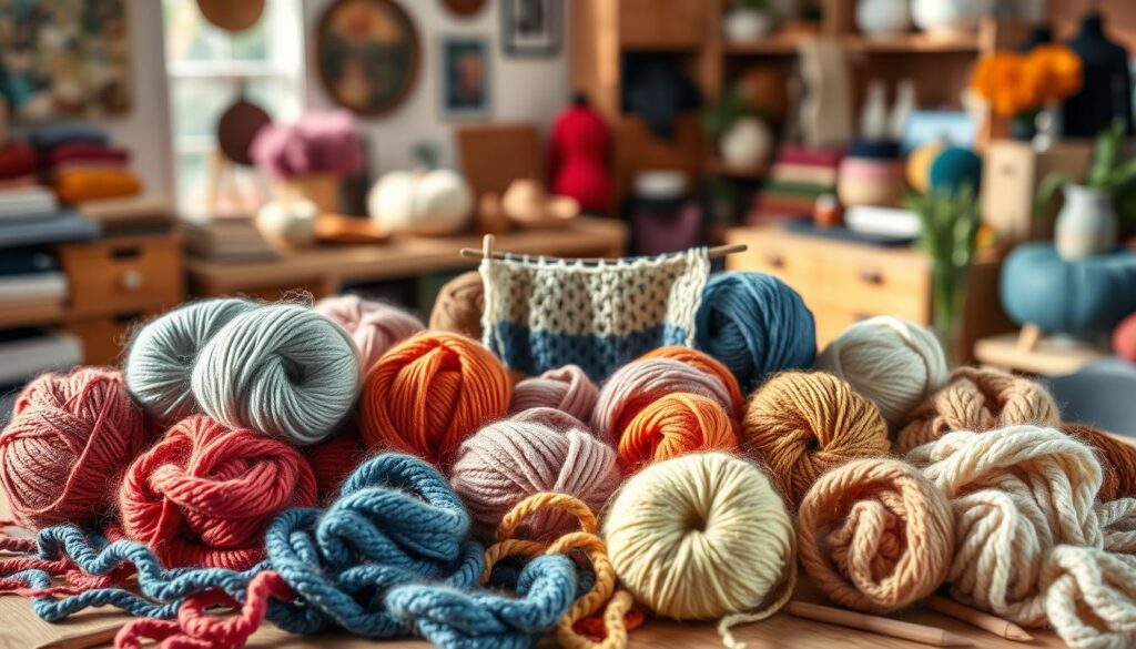 crochet yarn selection