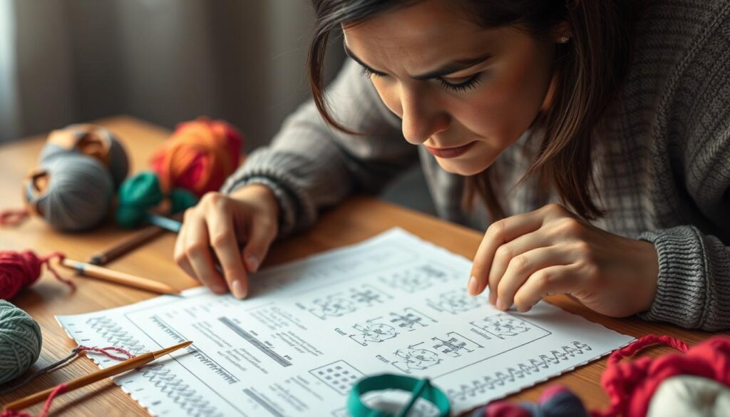 deciphering crochet pattern