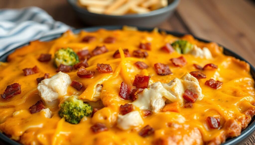delicious cheesy casserole