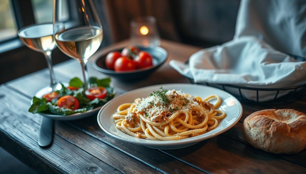garlic parmesan pasta pairings