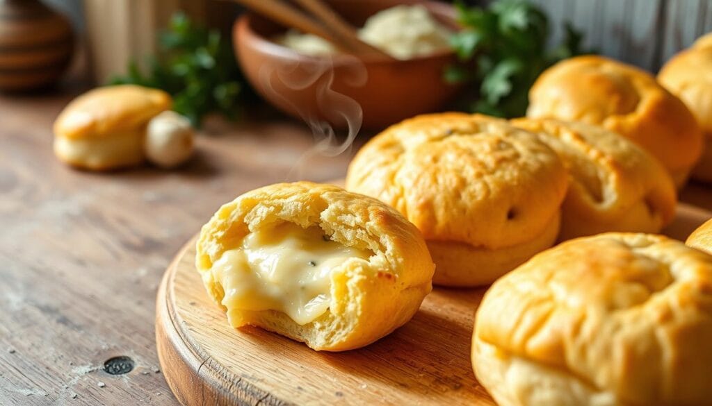 homemade garlic butter bombs assembly