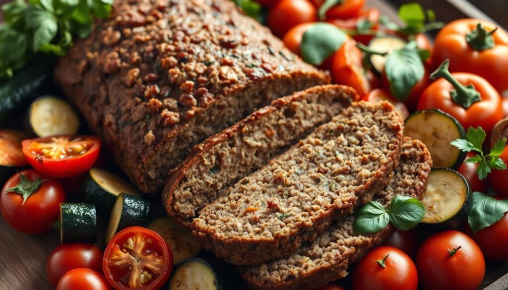 homemade-italian-meatloaf-vegetable-choices