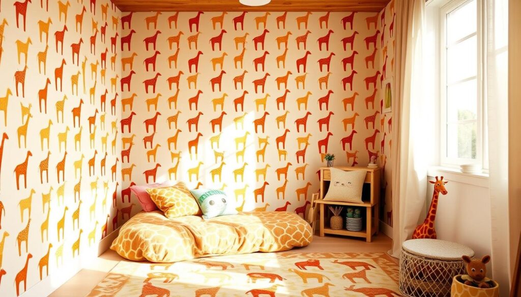 Giraffe Print for Kids Room