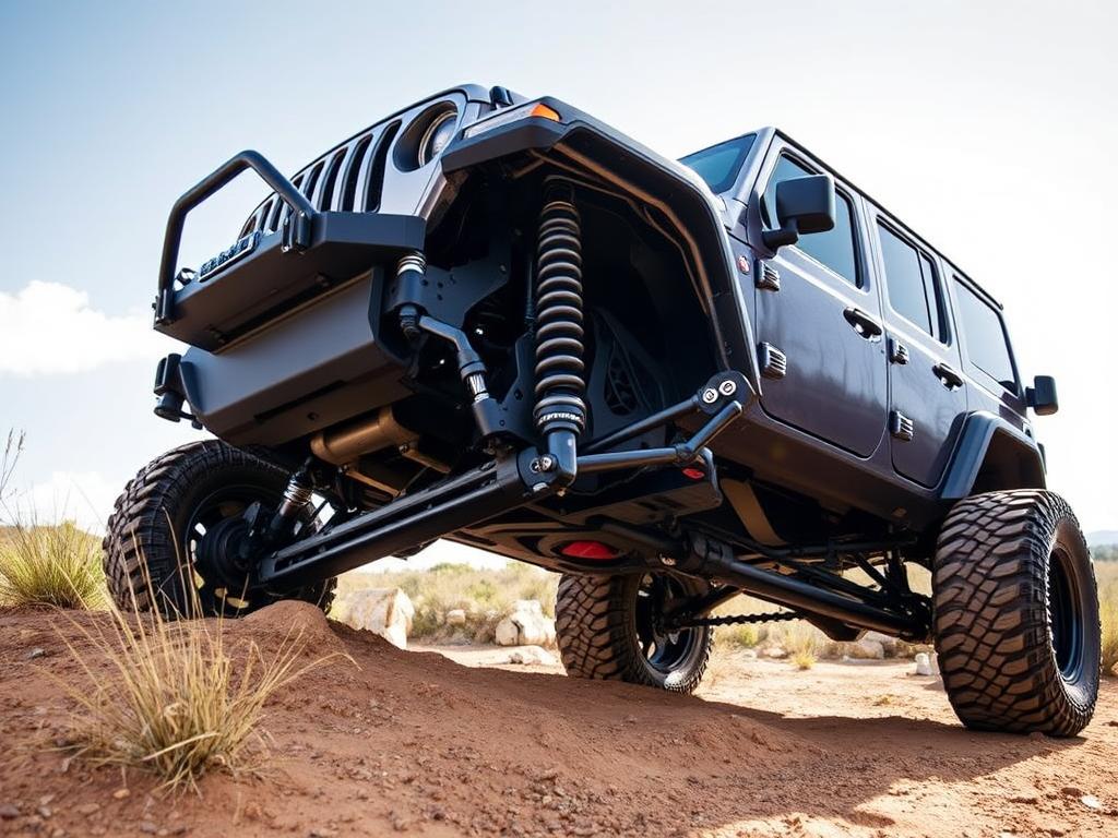 Teraflex lift kit with Falcon shocks on a Jeep Gladiator Teraflex lift kit with Falcon shocks on a Jeep Gladiator