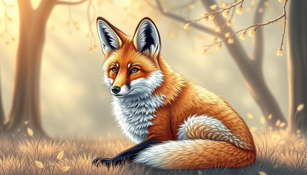 adult fox coloring pages