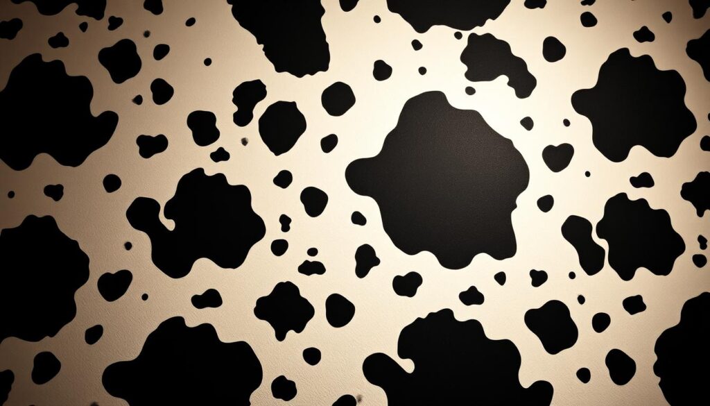 black and white cow pattern