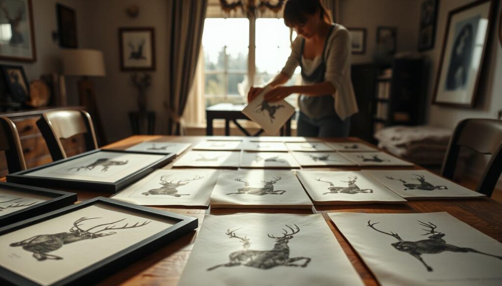 caring for deer prints