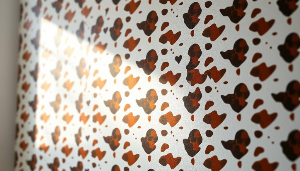 cow print wallpaper maintenance