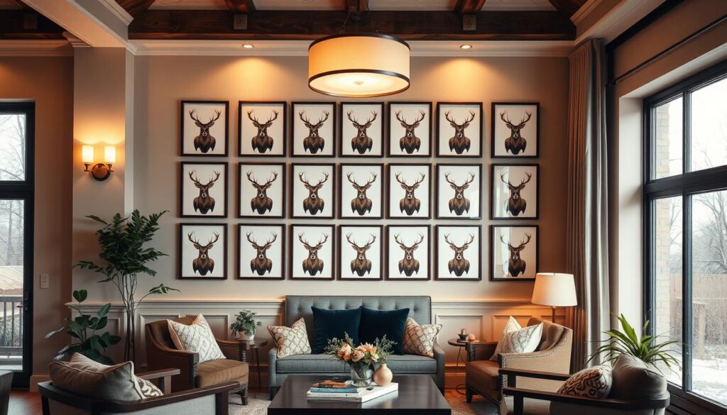 deer prints interior design