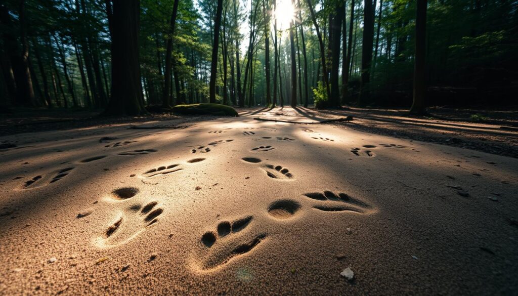 deer track art