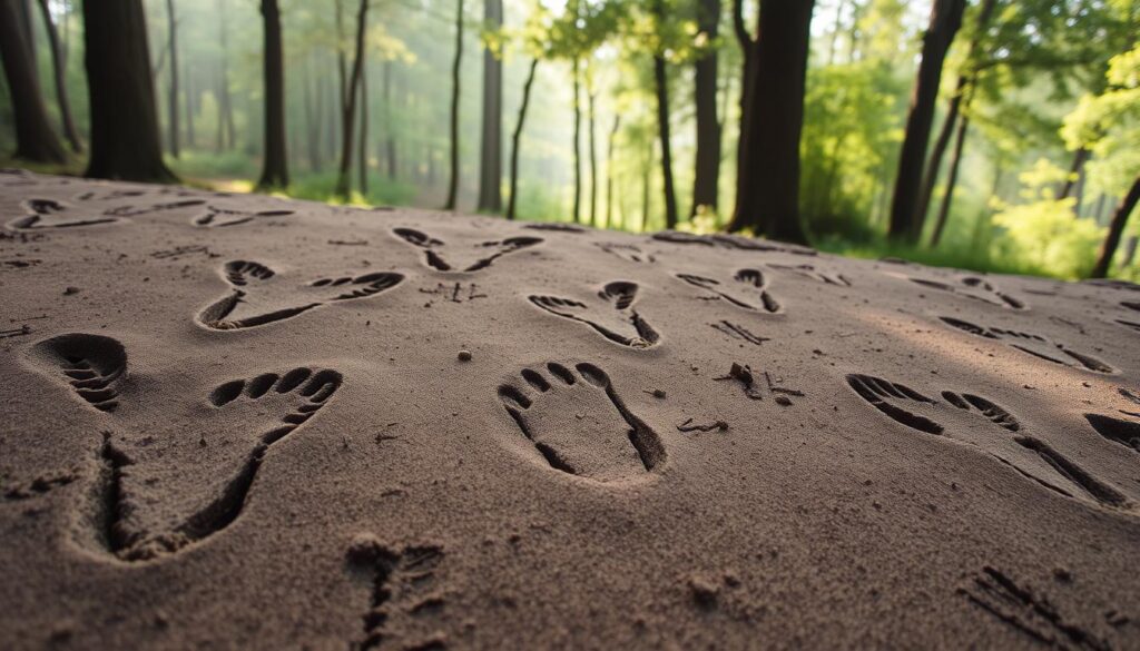 deer track art