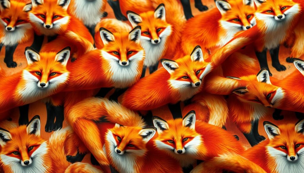 fox print fabric