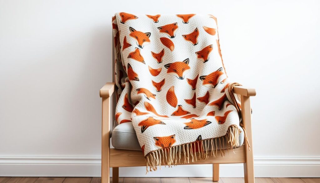 fox print home decor