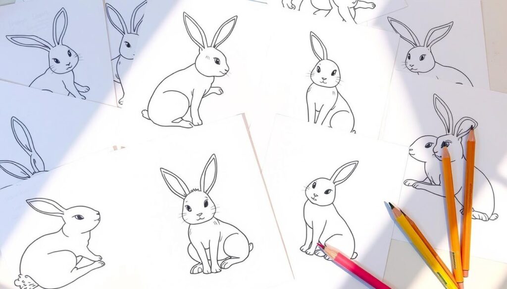free printable rabbit coloring pages