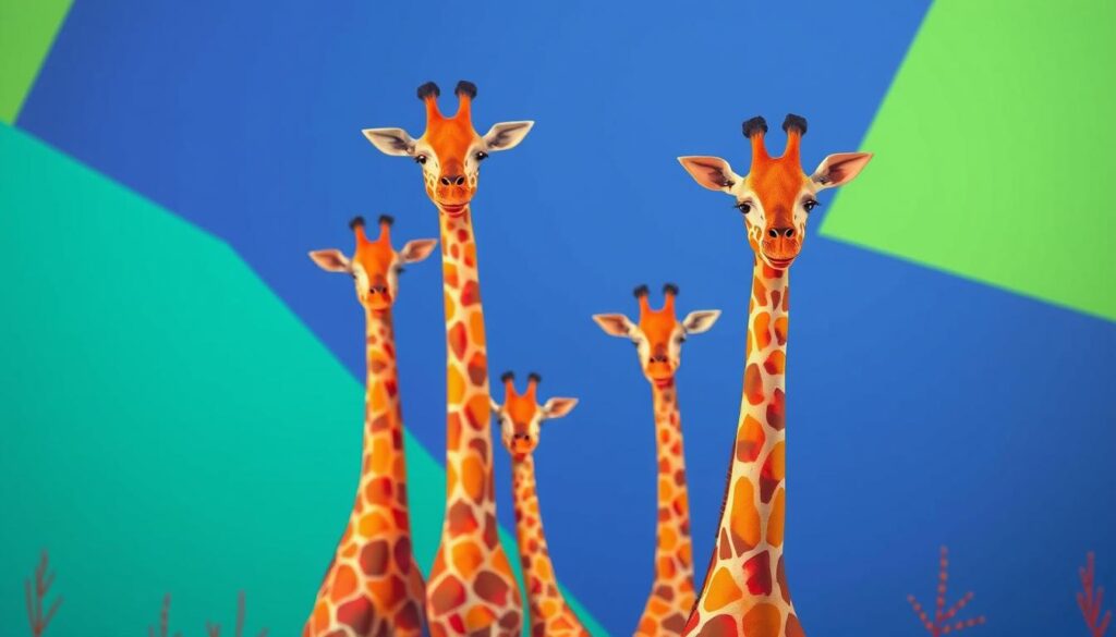 giraffe artwork