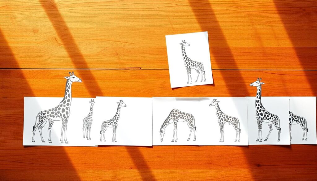 giraffe coloring pages
