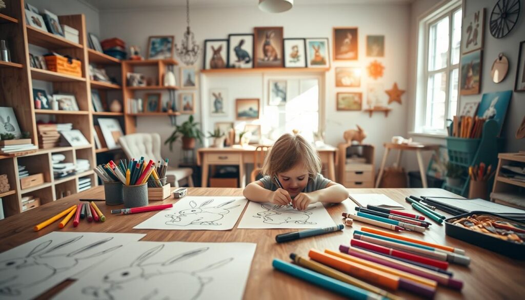 rabbit coloring pages crafts