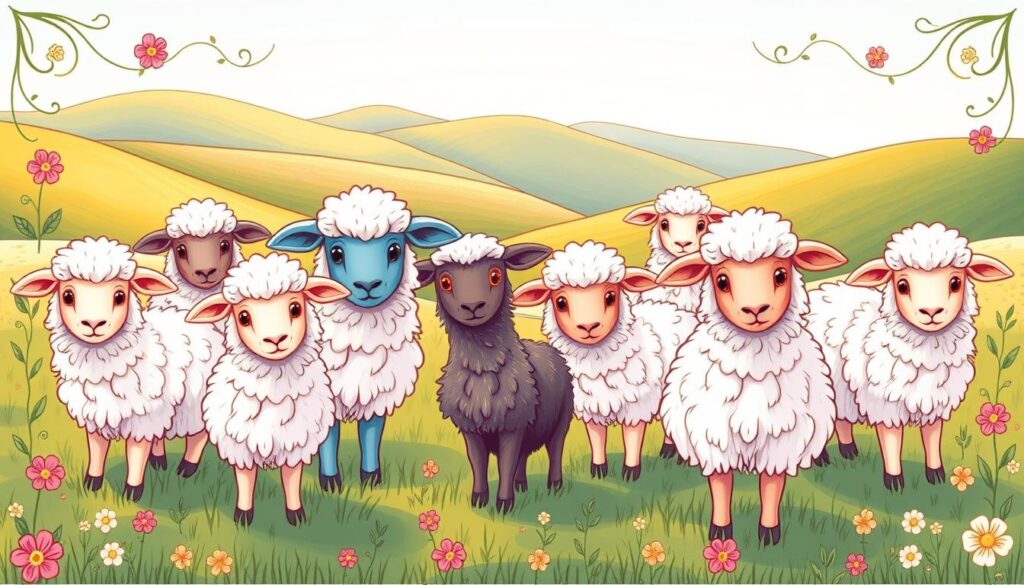 sheep coloring page