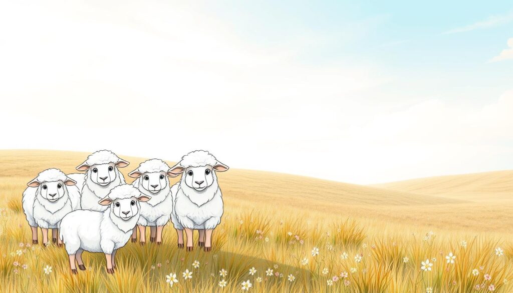 sheep coloring page
