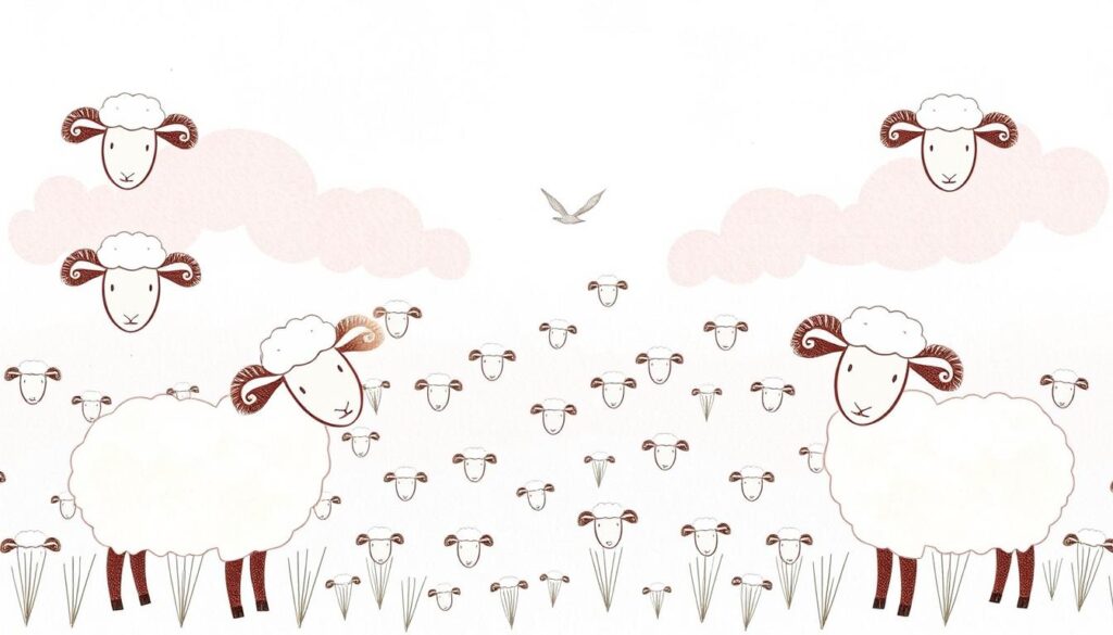 sheep print design