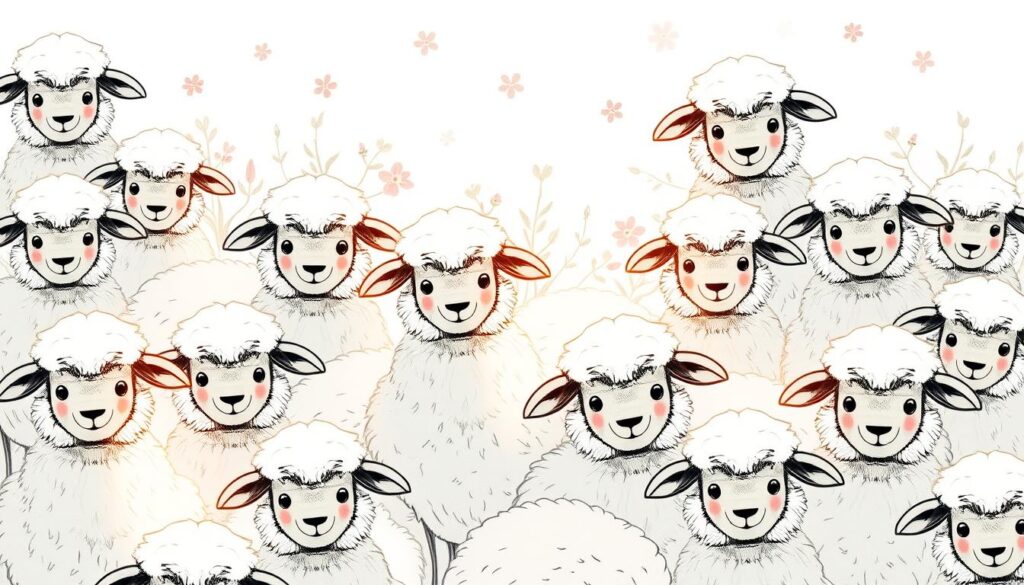 sheep print design
