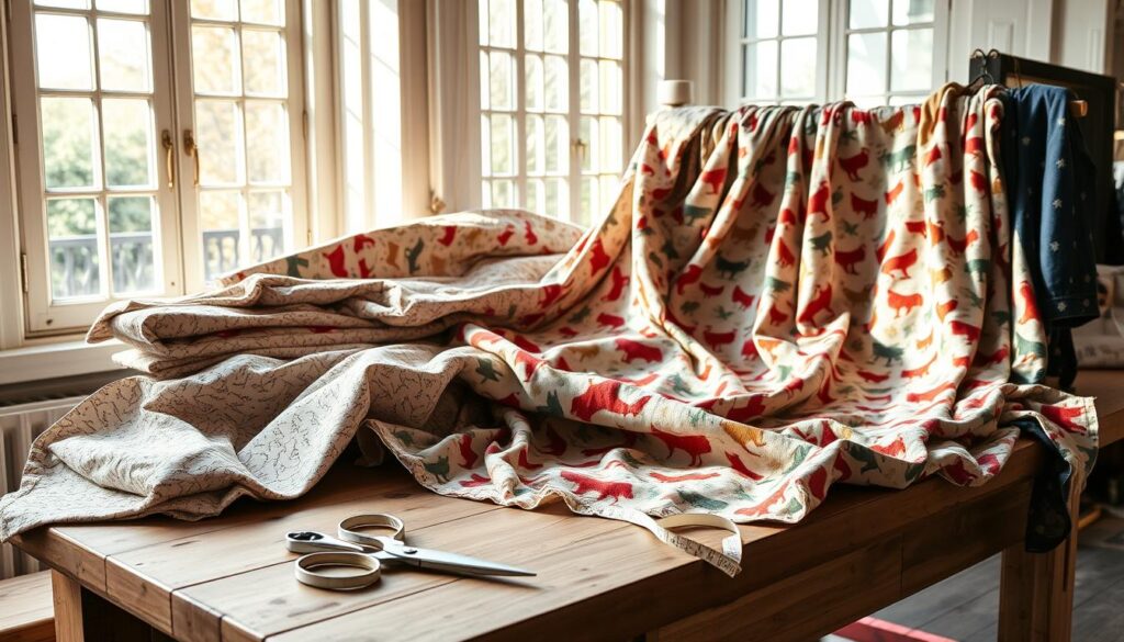 sourcing fox print fabric